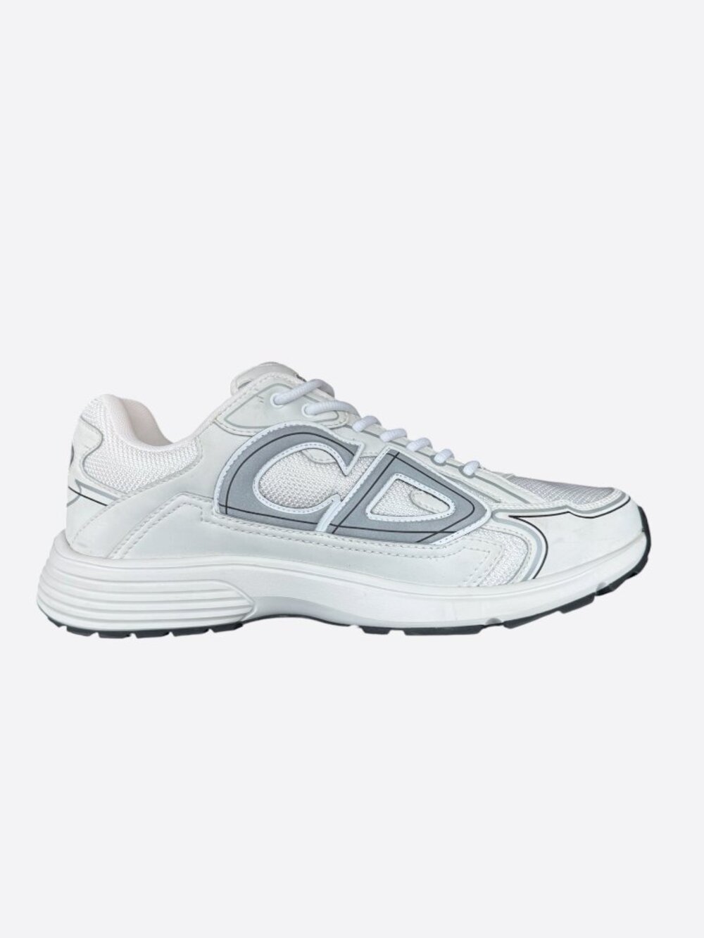 Dior White & Grey B30 Sneakers